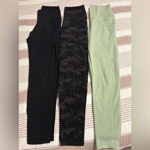 Amazon Women's Leggings - Black, Camouflage, Green